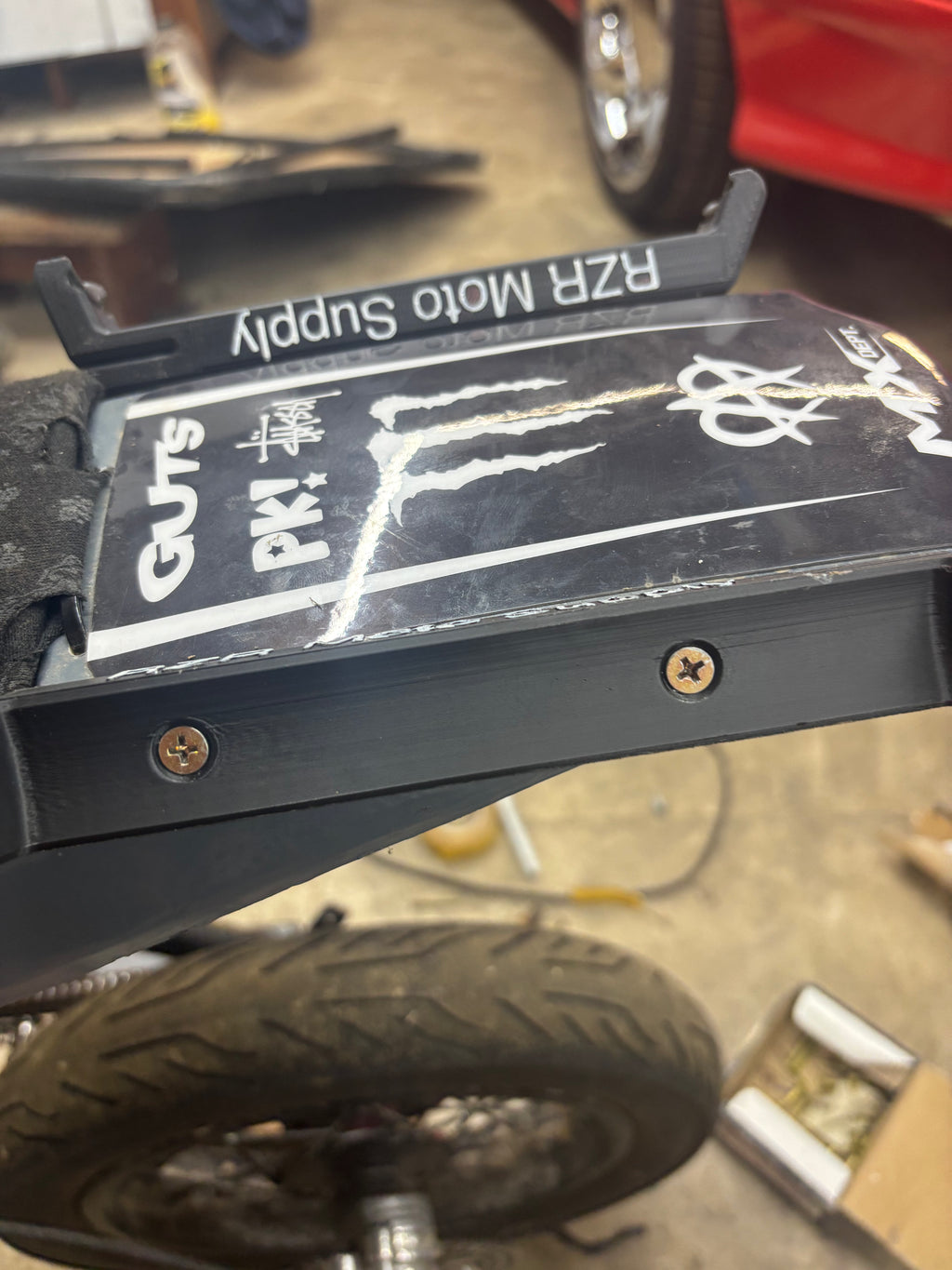 Monster can/beer can holder mount for dirt bikes or atvs